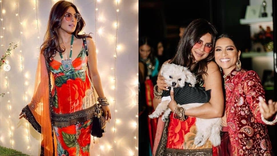 Priyanka Chopra shells out retro vibes as she dresses up for Lilly Singh&#039;s Diwali bash