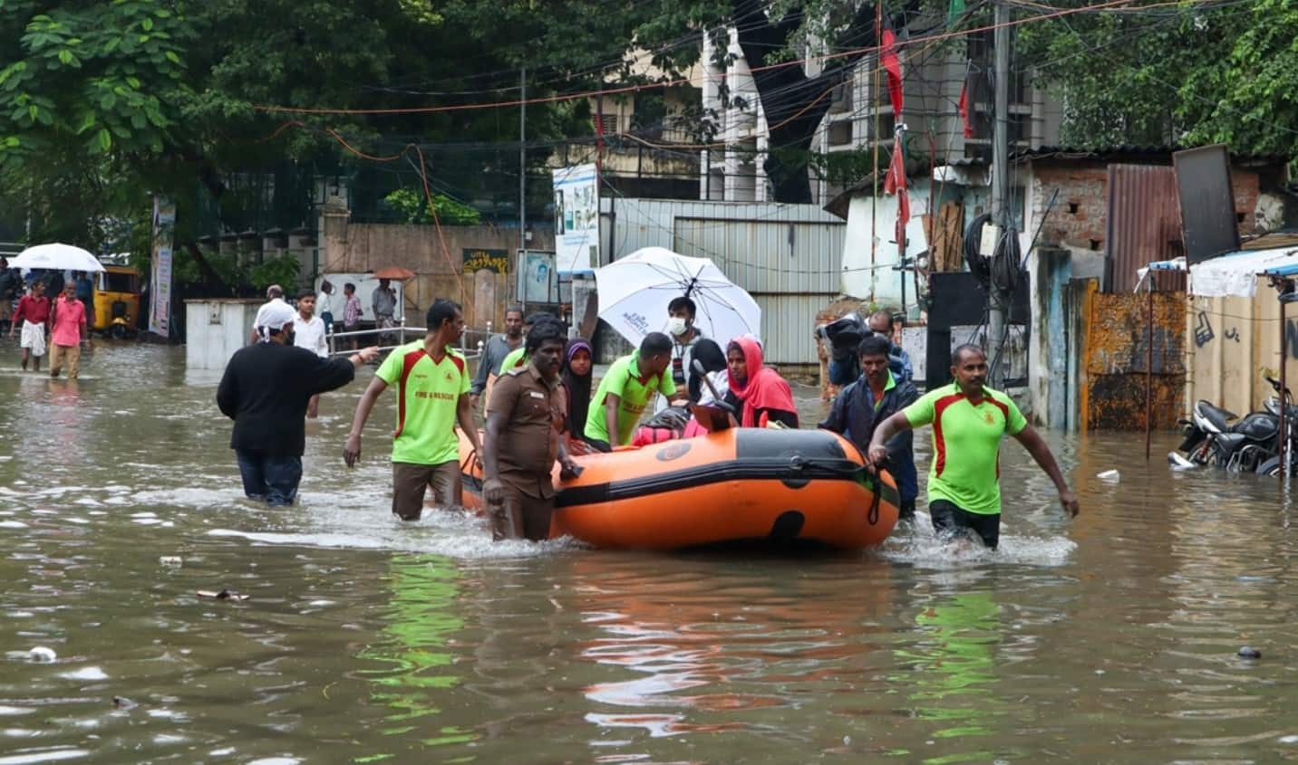 People being evacuated