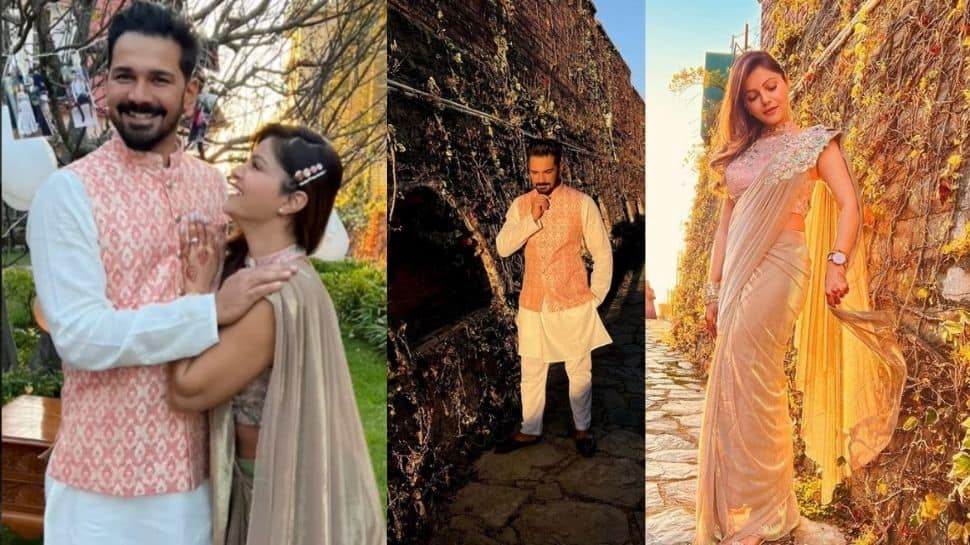 Rubina Dilaik, Abhinav Shukla deck up for Jyotika&#039;s engagement – In Pics! 