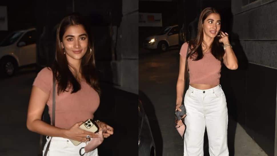 Pooja Hegde shows how to rock high waisted white pants: In Pics | News ...