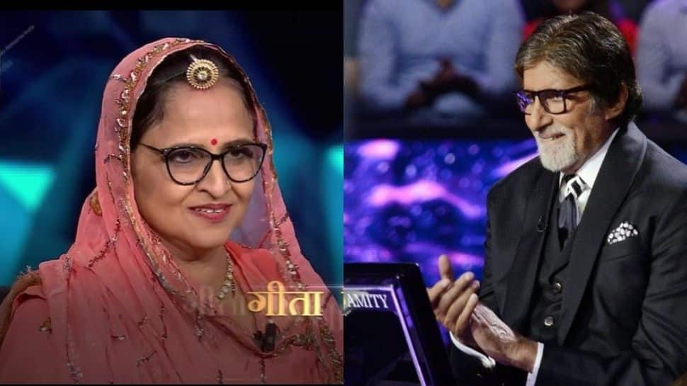 Gwalior homemaker Geeta Singh Gour becomes third &#039;KBC 13&#039; crorepati at Big B hosted show