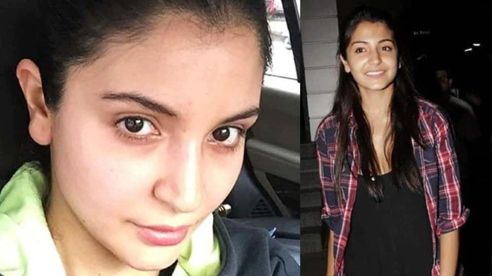 Bollywood actress and wife of Indian captain Virat Kohli, Anushka Sharma, looks stunning with our without make-up. (Source: Twitter)