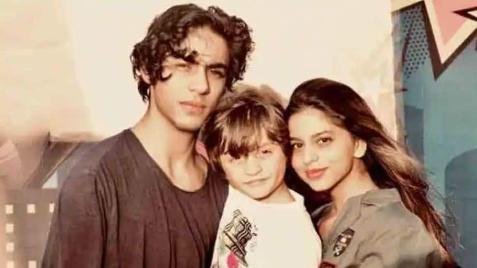 For Aryan Khan&#039;s birthday, sister Suhana Khan shares precious childhood pic!