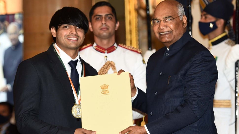&#039;Will strive to do my best in Paris 2024 Olympics&#039;: Neeraj Chopra after receiving Major Dhyan Chand Khel Ratna award