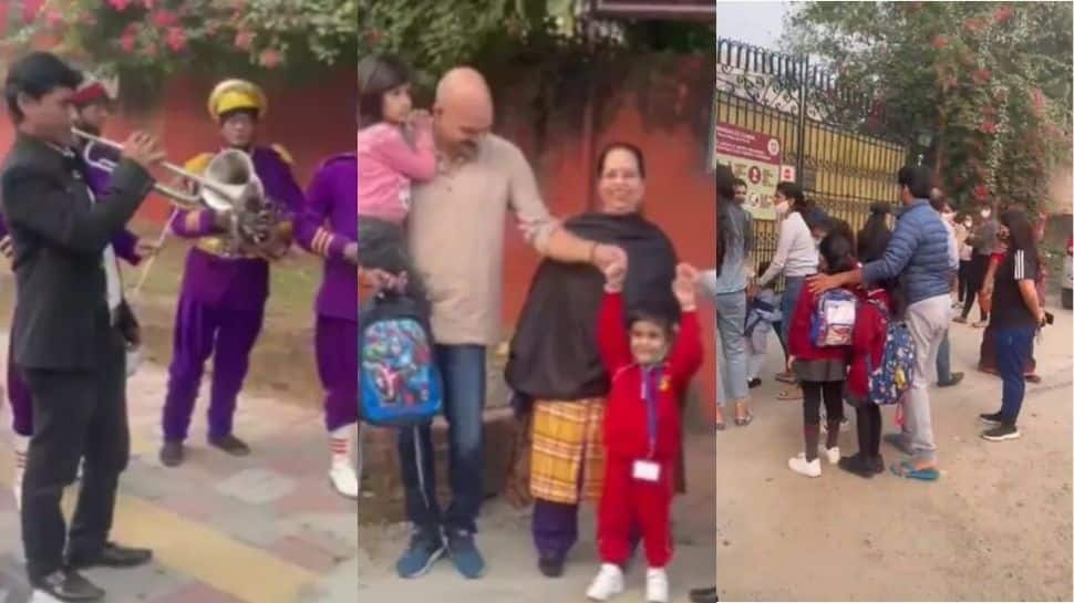 Viral video: Delhi family hires band baaja to celebrate reopening of schools- Watch