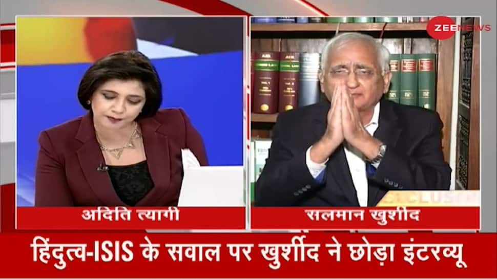 Grilled on Hindutva-ISIS comparison, Salman Khurshid walks out of Zee News discussion - Watch