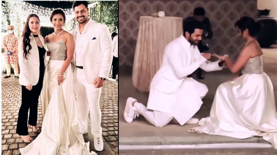 Rajkummar Rao and Patralekhaa got engaged in a white-themed party