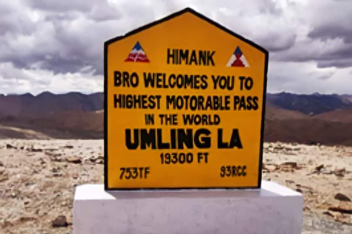 Umlingla Pass in Ladakh