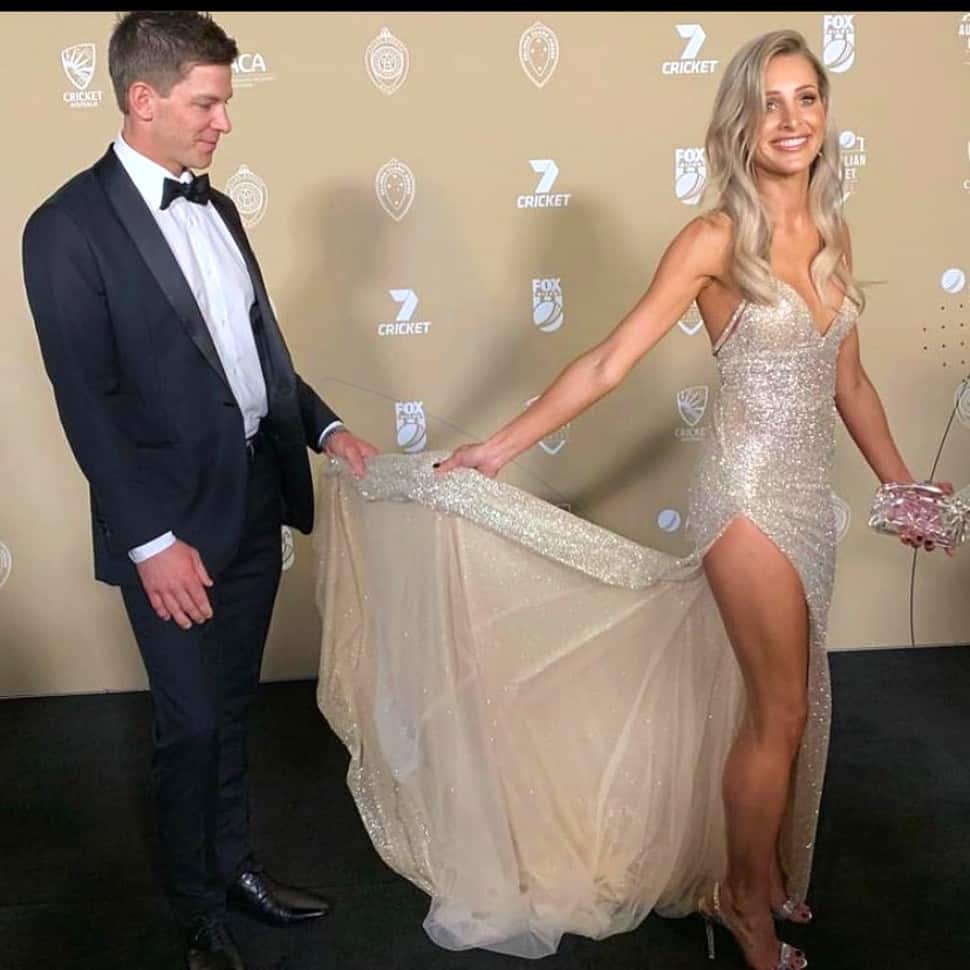 Australia's Tim Paine resigned from Test captaincy after a 'sexting' scandal from 2017 emerged with a Cricket Tasmania female employee. Paine married his wife Bonnie in 2016, and the couple have three children together — Milla, Charlie and Wilson. (Source: Twitter)