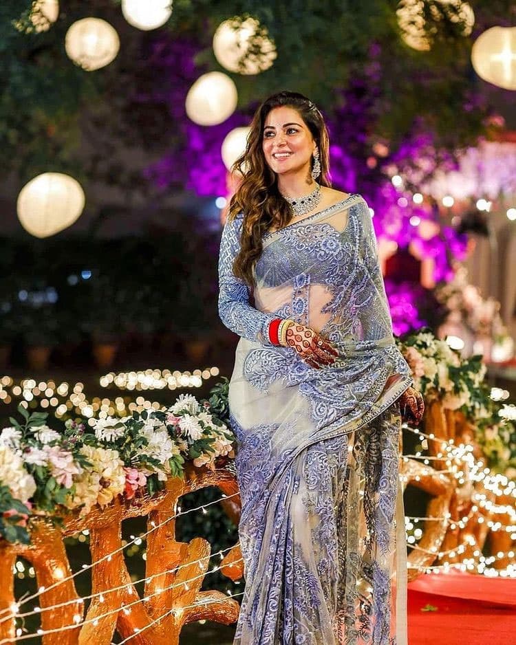 Kundali Bhagya's Preeto aka Shraddha Arya at her wedding reception