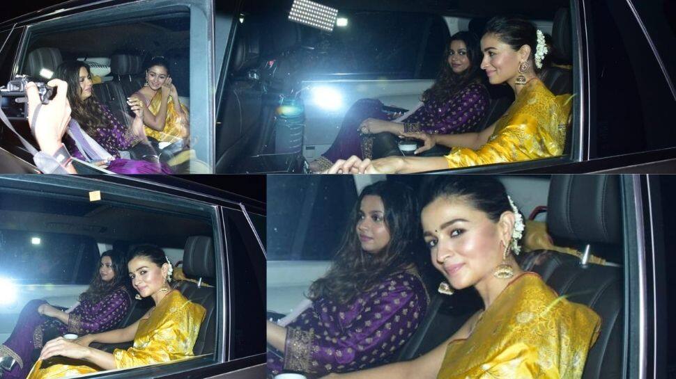 Alia Bhatt spotted with sister 