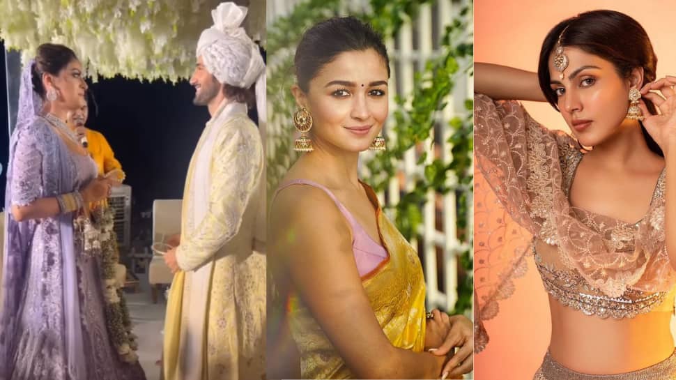Anushka Ranjan-Adity Seal Wedding: Alia Bhatt, Rhea Chakraborty, Vaani Kapoor and others make it a starry affair