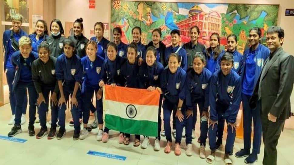India women&#039;s football team lands in Brazil for 4-nation International tournament