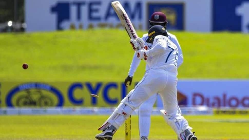 Watch: Dhananjaya de Silva’s hilarious ‘hit-wicket’ dismissal against West Indies in 1st Test