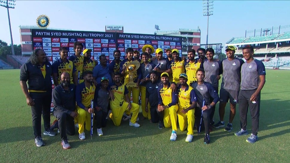 Watch: Tamil Nadu team groove to ‘Vaathi Coming’ after winning Syed Mushtaq Ali T20 title