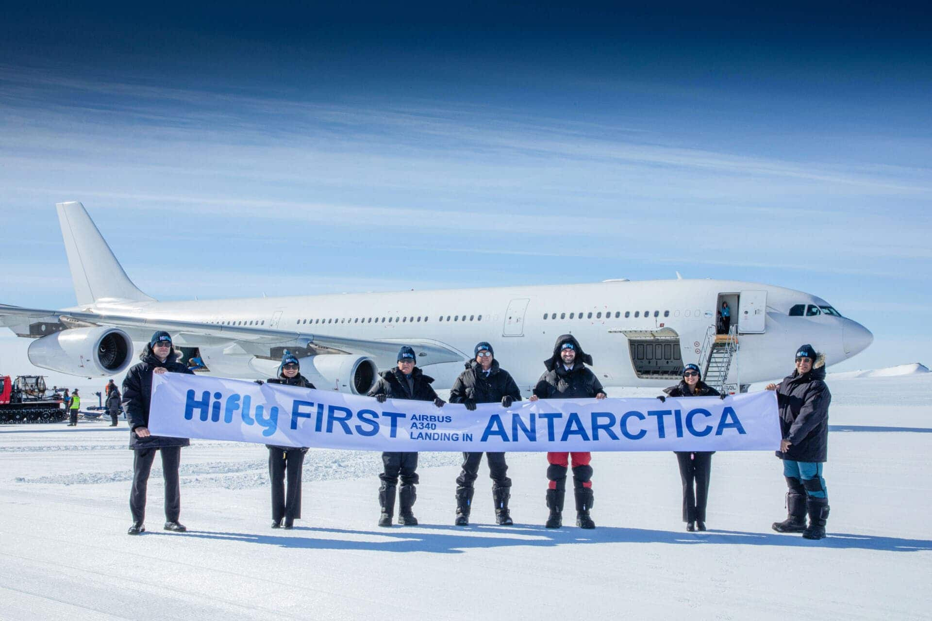 Hi Fly Airbus A340 Antarctica Mission