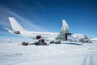 Hi Fly Airbus A340 Antarctica Mission