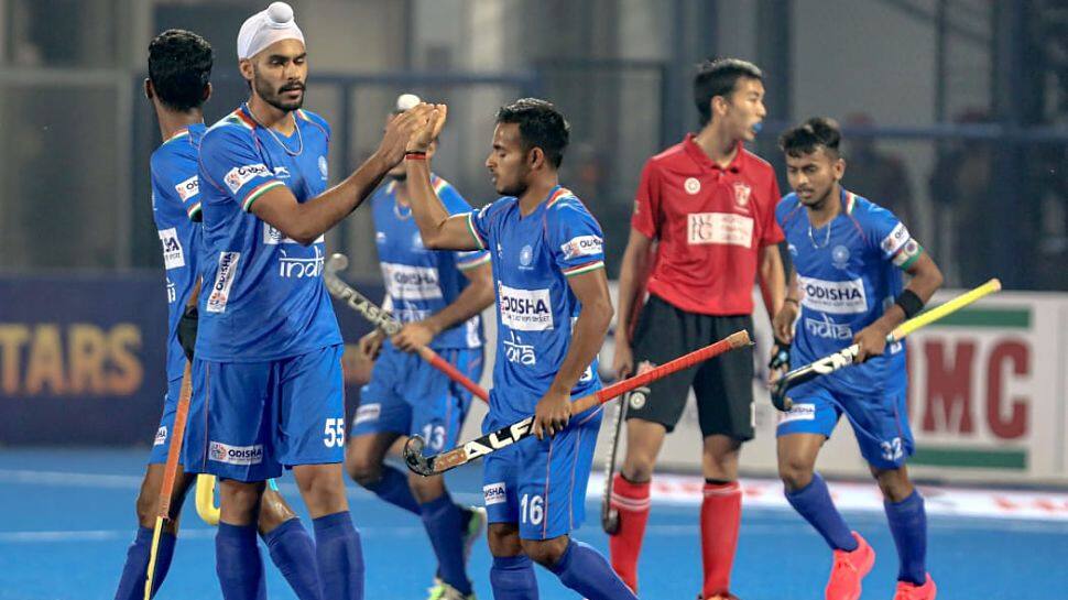 India bounce back in style, thrash Canada 13-1 in junior men&#039;s hockey World Cup clash