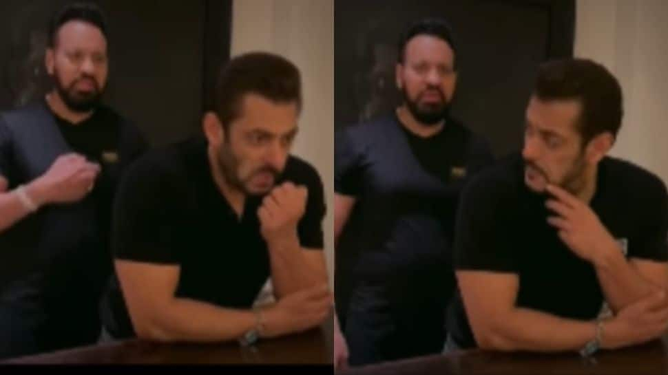 Nailed it! Salman Khan&#039;s bodyguard Shera imitates his dialogue from &#039;Antim: The Final Truth&#039; - Watch