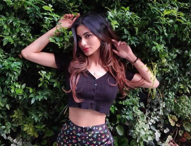 Mouni Roy looks stunning in printed skirt