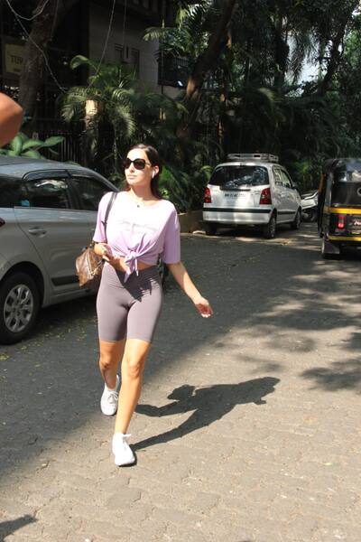 Nora Fatehi spotted outside dance class