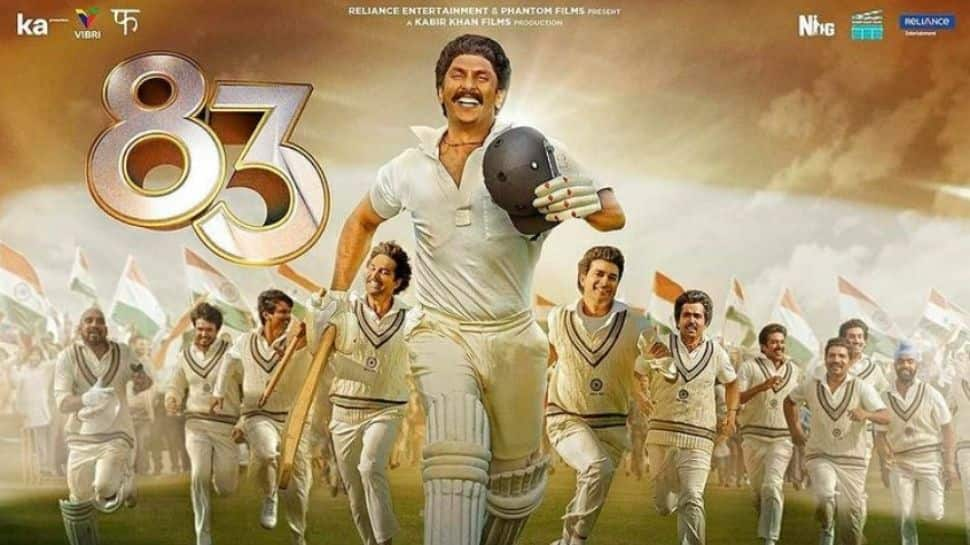 &#039;83&#039; new poster: Ranveer Singh leads the winning Indian team to glory