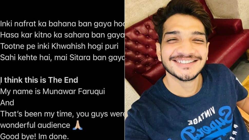 This is the end: Comedian Munawar Faruqui after 12 shows get cancelled ...