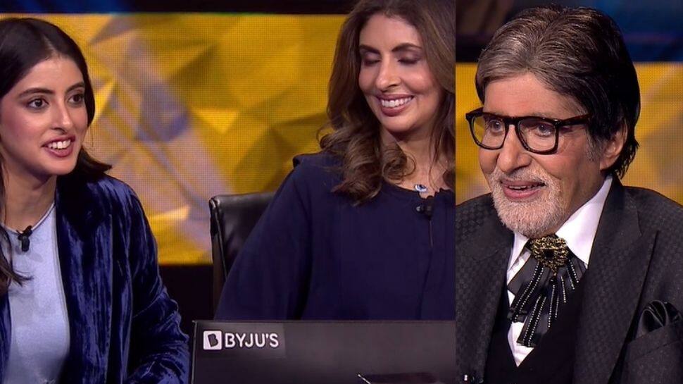 KBC 13: Here&#039;s how Amitabh Bachchan prepared for his granddaughter Navya Nanda, Shweta Bachchan! - Watch