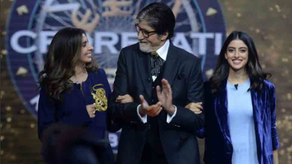 Amitabh Bachchan bursts in tears on Kaun Banega Crorepati 1000th episode with daughter Shweta, granddaughter Navya Naveli