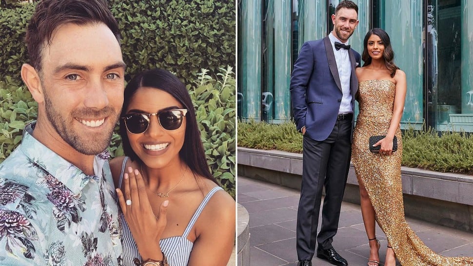 Australia and Royal Challengers Bangalore all-rounder Glenn Maxwell is engaged to India-born Vini Raman. The couple are set to get married in early 2022. (Source: Twitter)