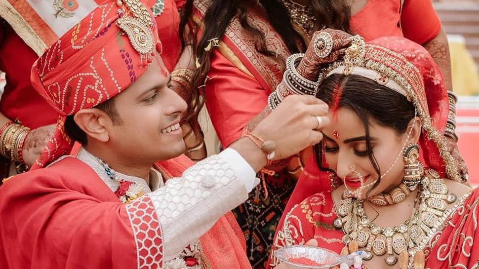 TV actors Neil Bhatt and Aishwarya Sharma get married, check their wedding pics and videos!