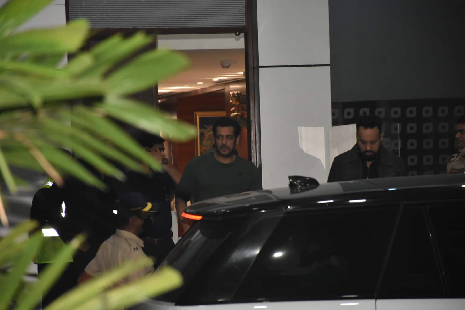 Salman Kha photographed at Kalina airport