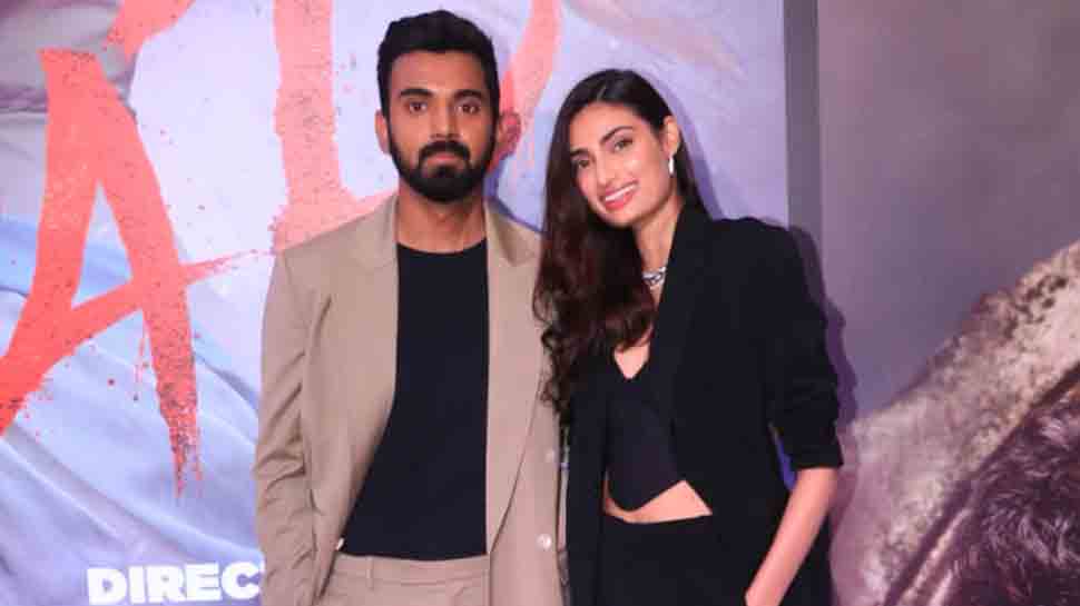 Cricketer KL Raul, Athiya Shetty make first public appearance together at Tadap screening: PICS