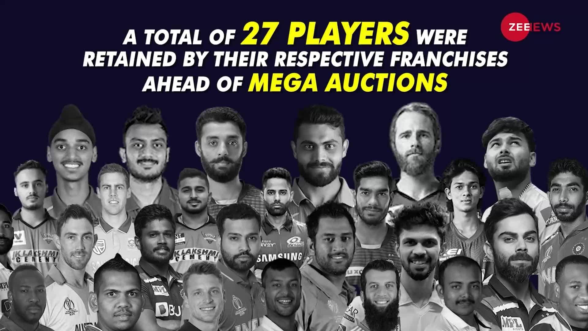 IPL 2022 Retention: Full List Of Players Retained. What Happened To KL ...