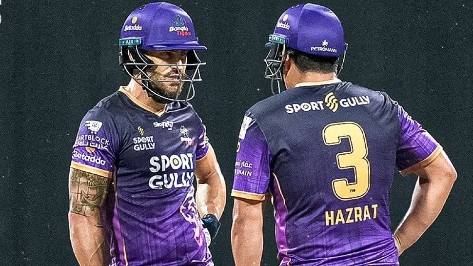 Abu Dhabi T10 League: Hazratullah Zazai and Faf Du Plessis shine as Bangla Tigers beat Northern Warriors