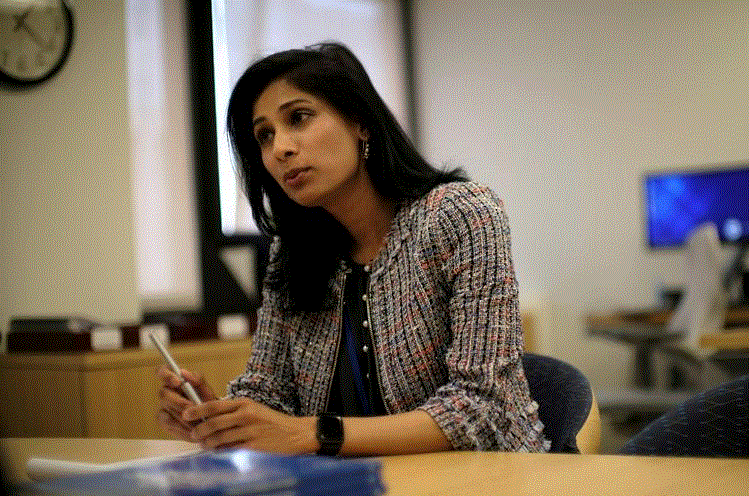 Indian-American Gita Gopinath being promoted as IMF&#039;s First Deputy Managing Director 
