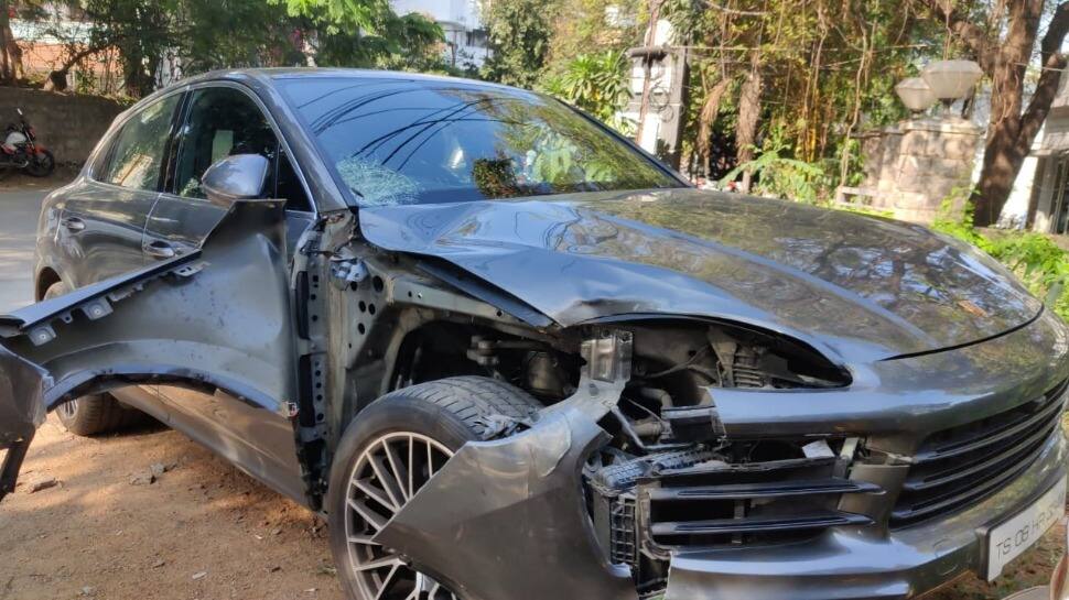 Speeding Porsche mows down two men in Hyderabad&#039;s posh Banjara Hills locality