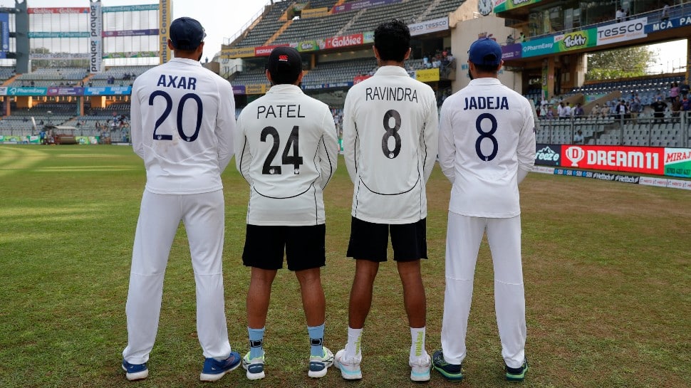 IND vs NZ: Axar, Patel, Ravindra, Jadeja’s epic pic after second Test goes viral – check out