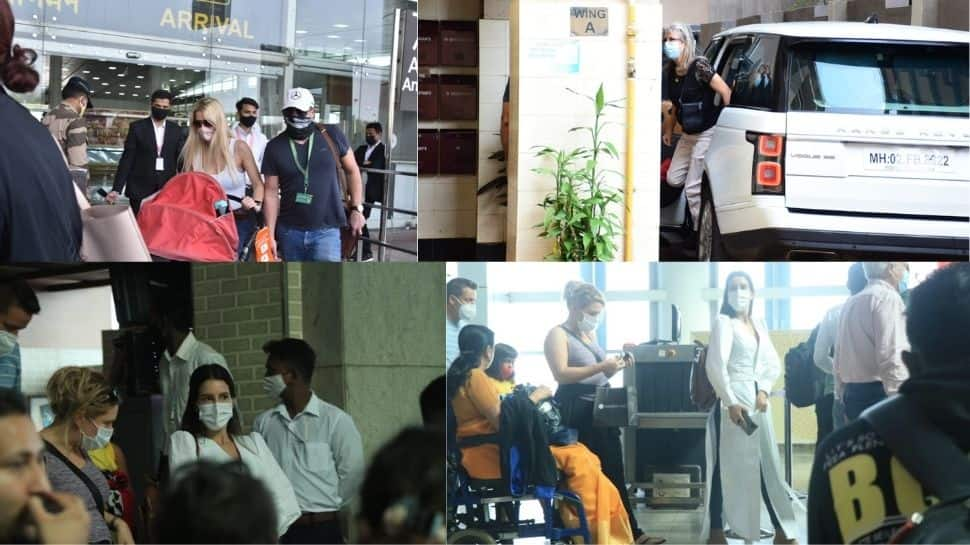 Katrina Kaif-Vicky Kaushal wedding: Kat’s siblings spotted at Mumbai airport, another sister Natasha lands in Jaipur