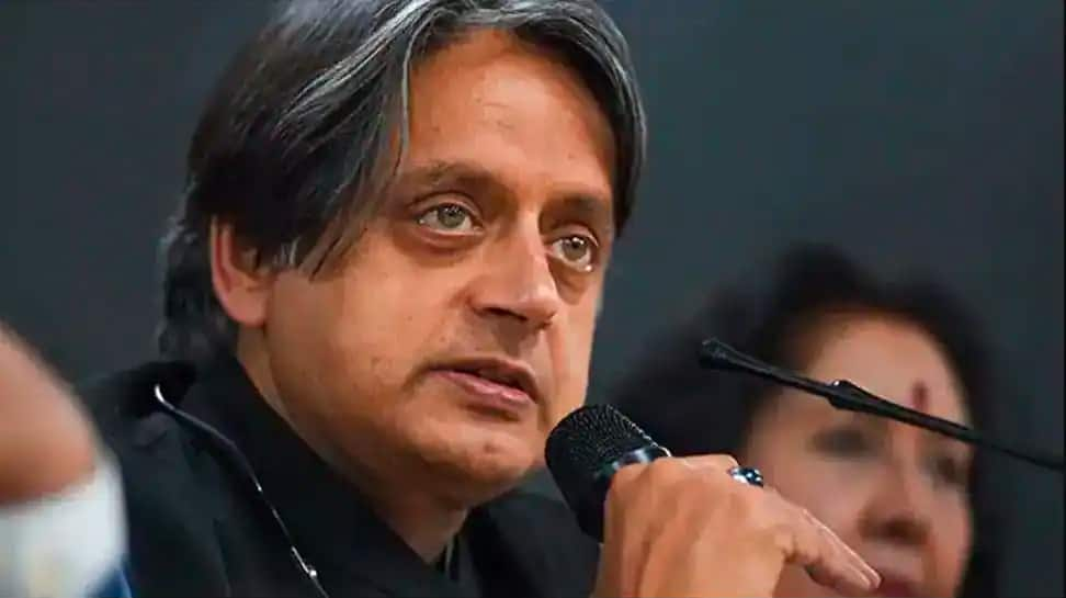 Shashi Tharoor not to host Sansad TV show until suspension of 12 Rajya Sabha MPs revoked