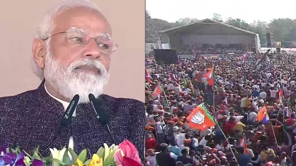 PM Narendra Modi inaugurates AIIMS, fertiliser plant in UP's Gorakhpur, says 'double engine govt works with double speed'