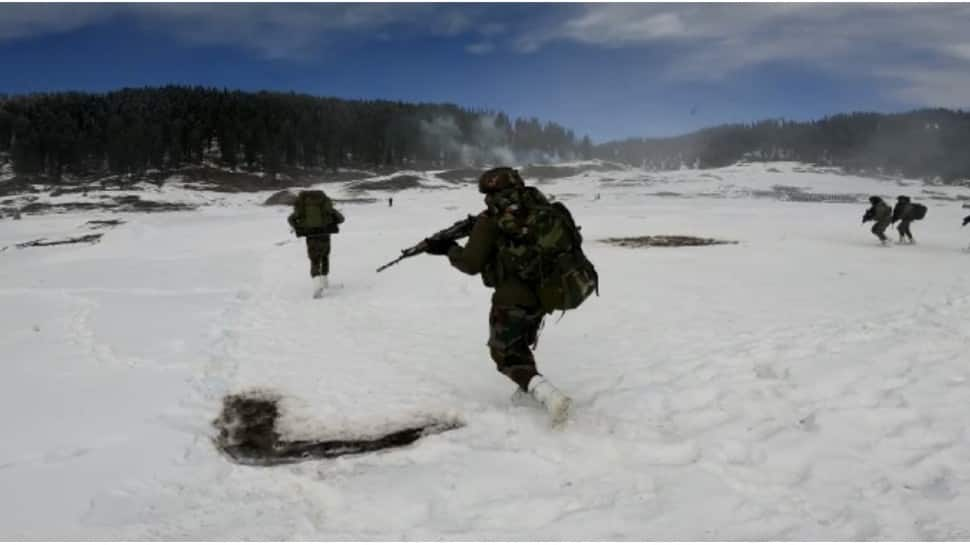 Defence tri-service exercise conducted in high reaches of Kashmir valley