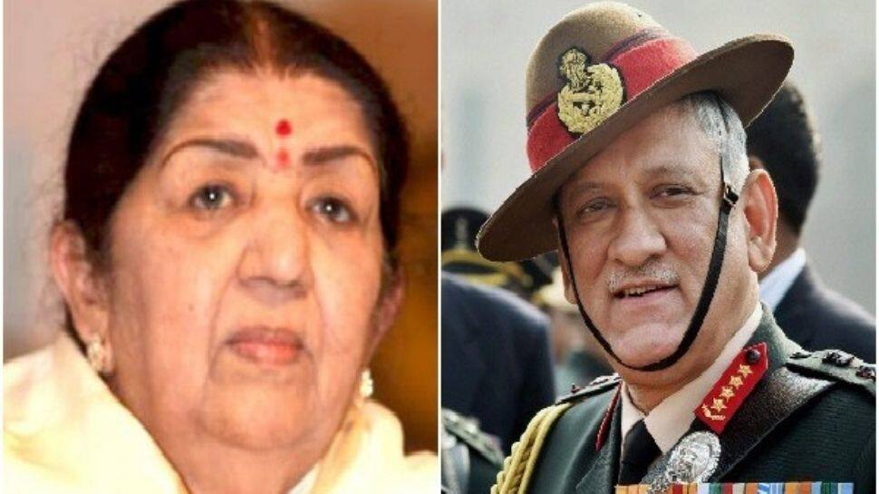 Tearful tributes to these brave sons of Mother India: Lata Mangeshkar condoles Gen Bipin Rawat&#039;s sudden demise