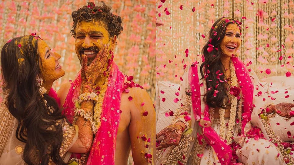 Katrina Kaif and Vicky Kaushal share UNSEEN PICS from Haldi ceremony and we are speechless!