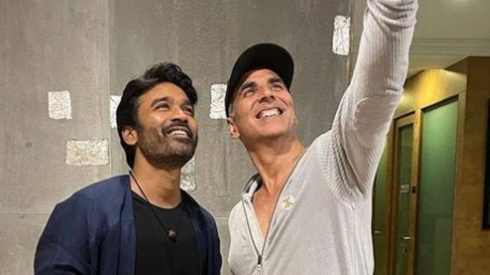 Akshay Kumar shares BTS pics of selfie with 'Atrangi Re' co-star Dhanush