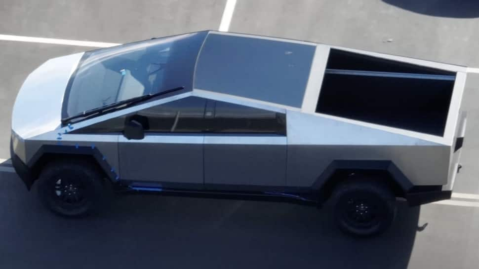 Near-production-ready Tesla Cybertruck caught testing with design updates - Watch Video