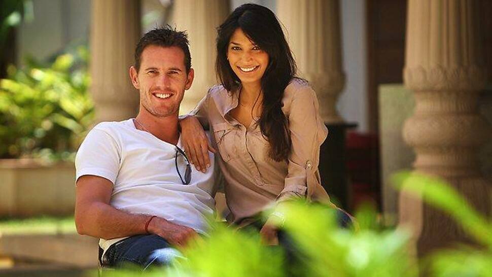 Former Australia paceman Shaun Tait married Indian model Mashoon Singha. The couple allegedly met at an IPL after-party. (Source: Twitter) 