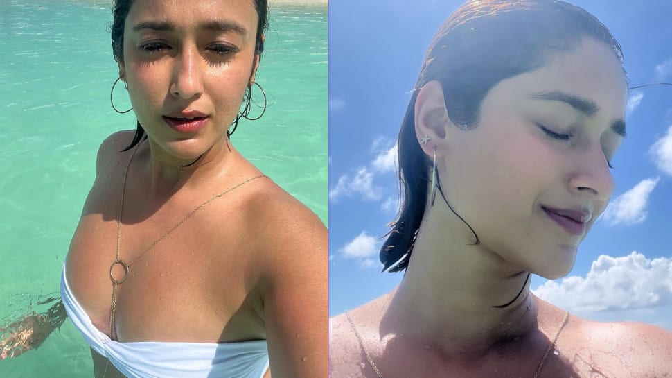 Ileana D’ Cruz burns internet with hot photos in a white bikini, calls ‘sun baking’ the best