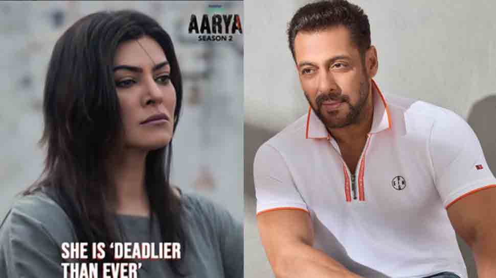 Salman Khan drops Sushmita Sen's Aarya 2 photo, actress replies with sweetest message