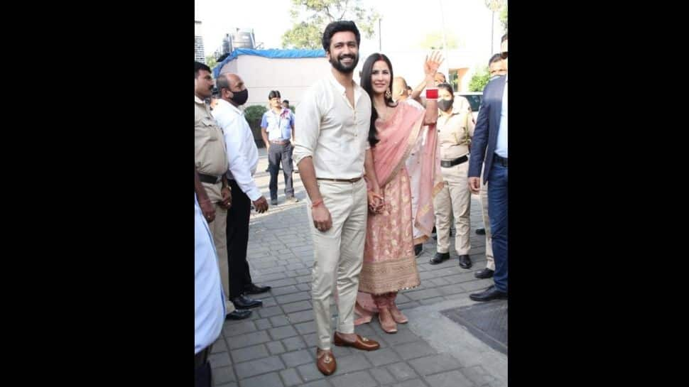 Katrina Kaif and Vicky Kaushal spotted